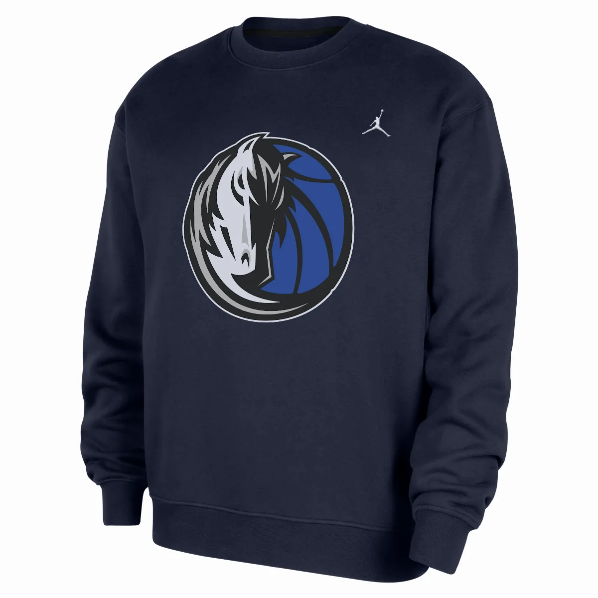 Dallas Mavericks Statement Essentials Jordan NBA Fleece Crew-Neck Sweatshirt by Jordan