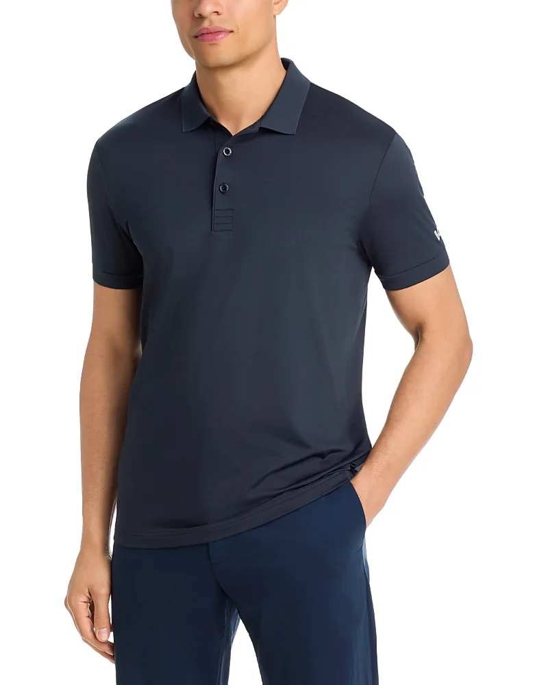 Knit Collar Golf Logo Polo Shirt