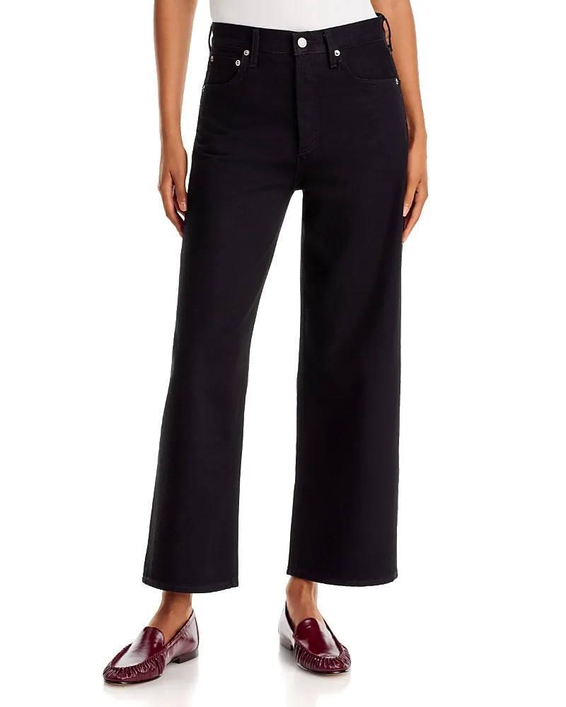 The Ren High Rose Ankle Wide Leg Jeans by AGOLDE