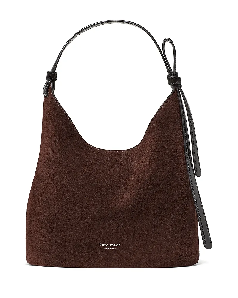 Loop Medium Suede & Crinkle Patent Leather Carryall Bag by kate spade