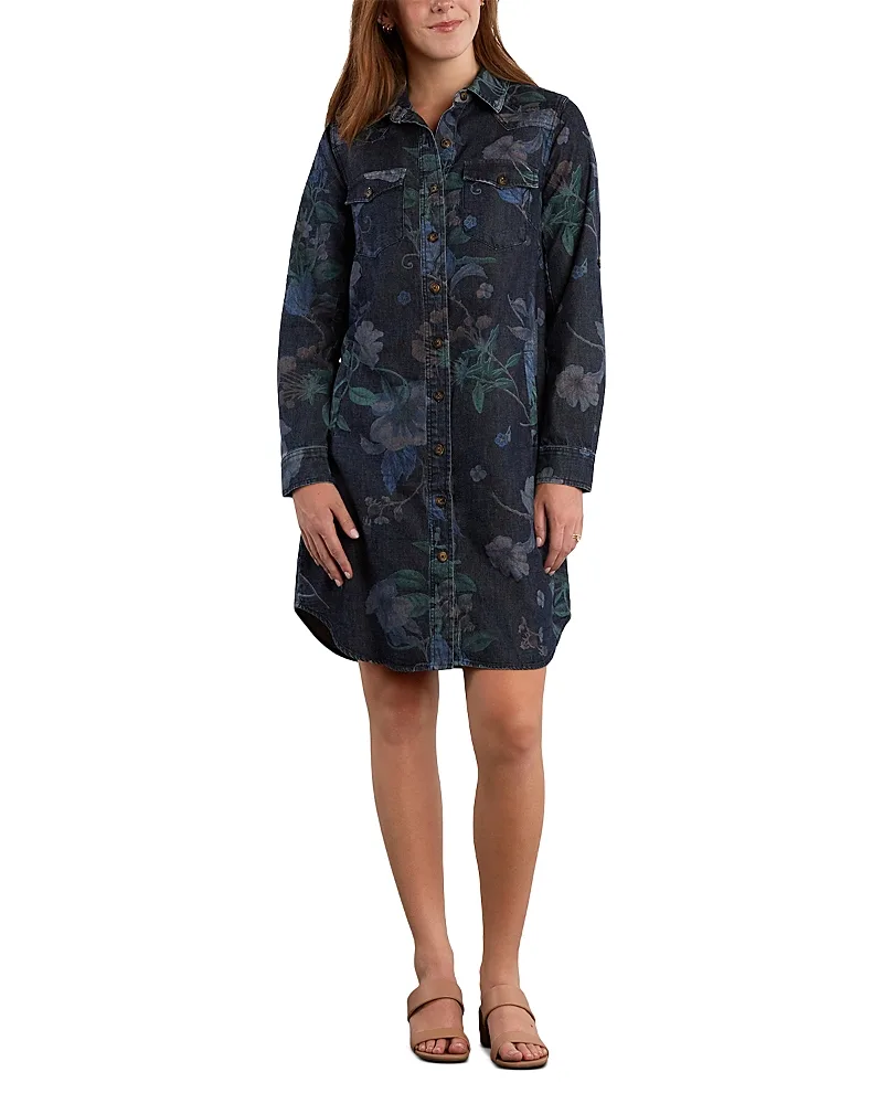 Garden Party Cotton Stretch Shirt Dress by Billy T