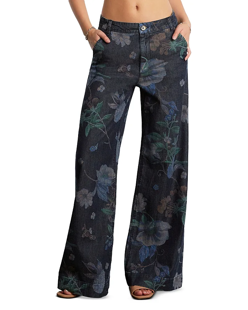 Garden Party Relaxed Wide Leg Jeans by Billy T
