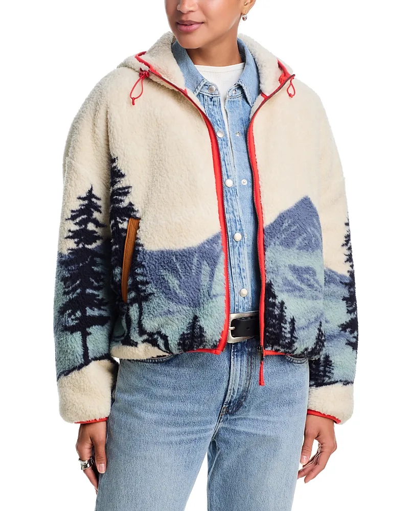 The Plush Horizon Teddy Jacket by The Great