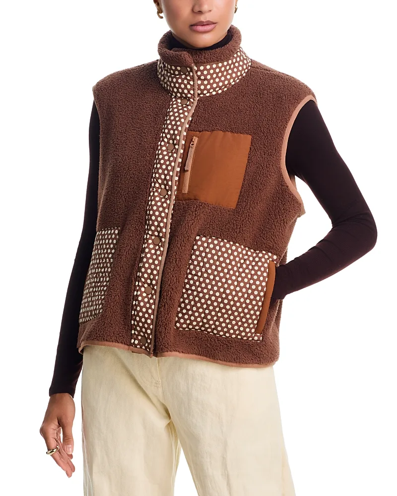 The Plush Crosswind Snap Vest by The Great