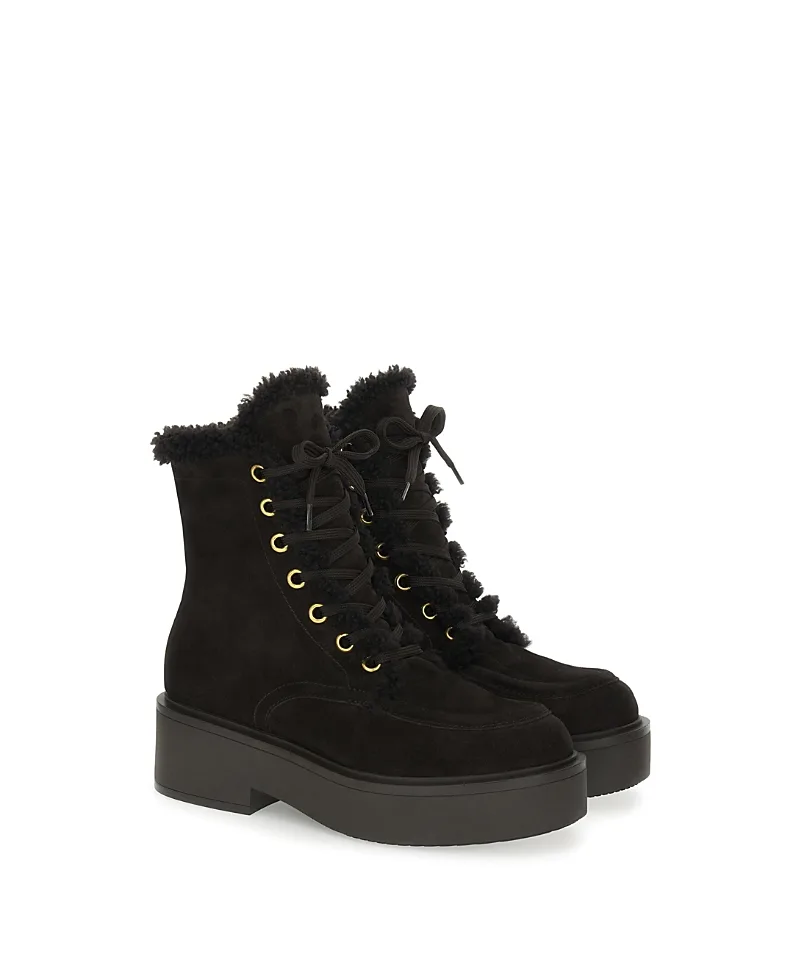 Kiso Fur Booties by Gianvito Rossi