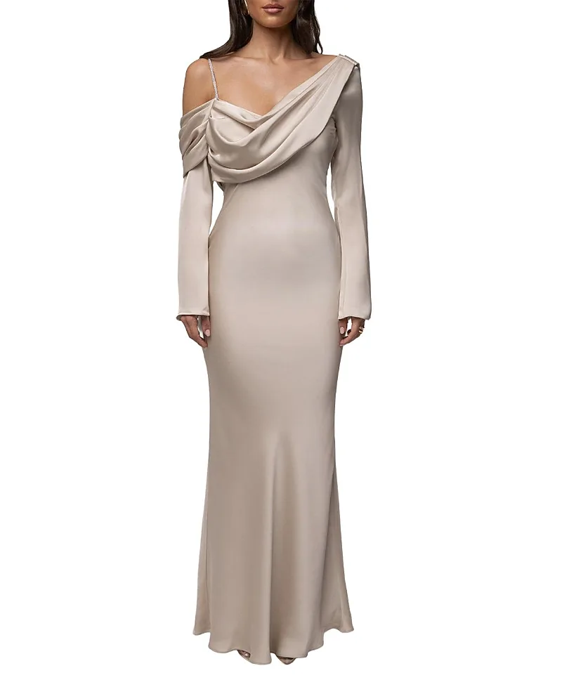 One and Only Satin Dress
