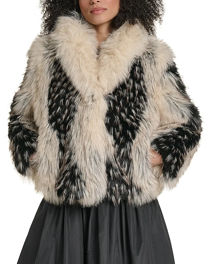 Faux Fur Jacket by Karl Lagerfeld