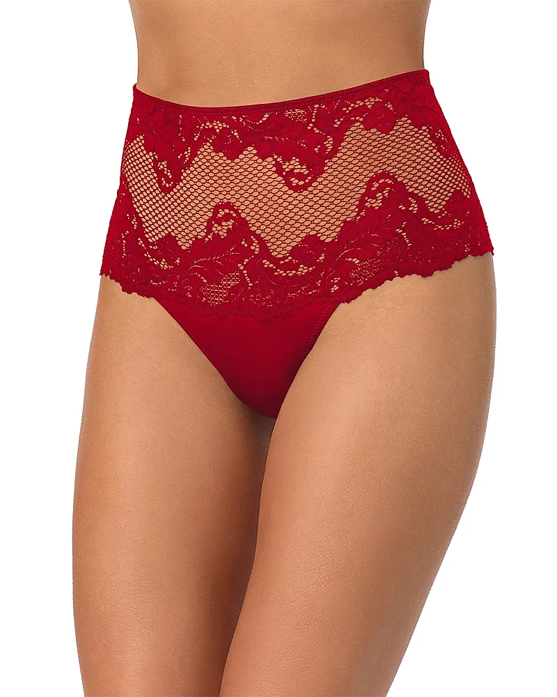 Le Mystere Lace Allure High Waist Thong by Le Mystère