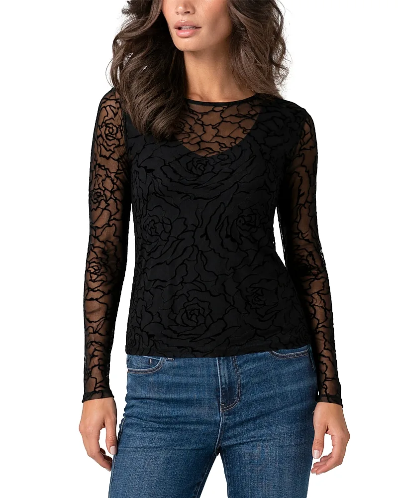 Layered Sheer Top by Liverpool Los Angeles