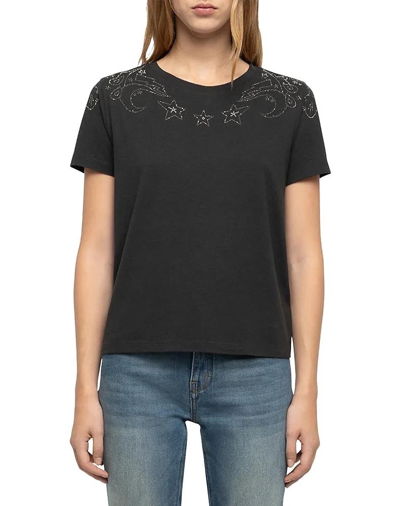 Embellished Crewneck Tee by Zadig & Voltaire