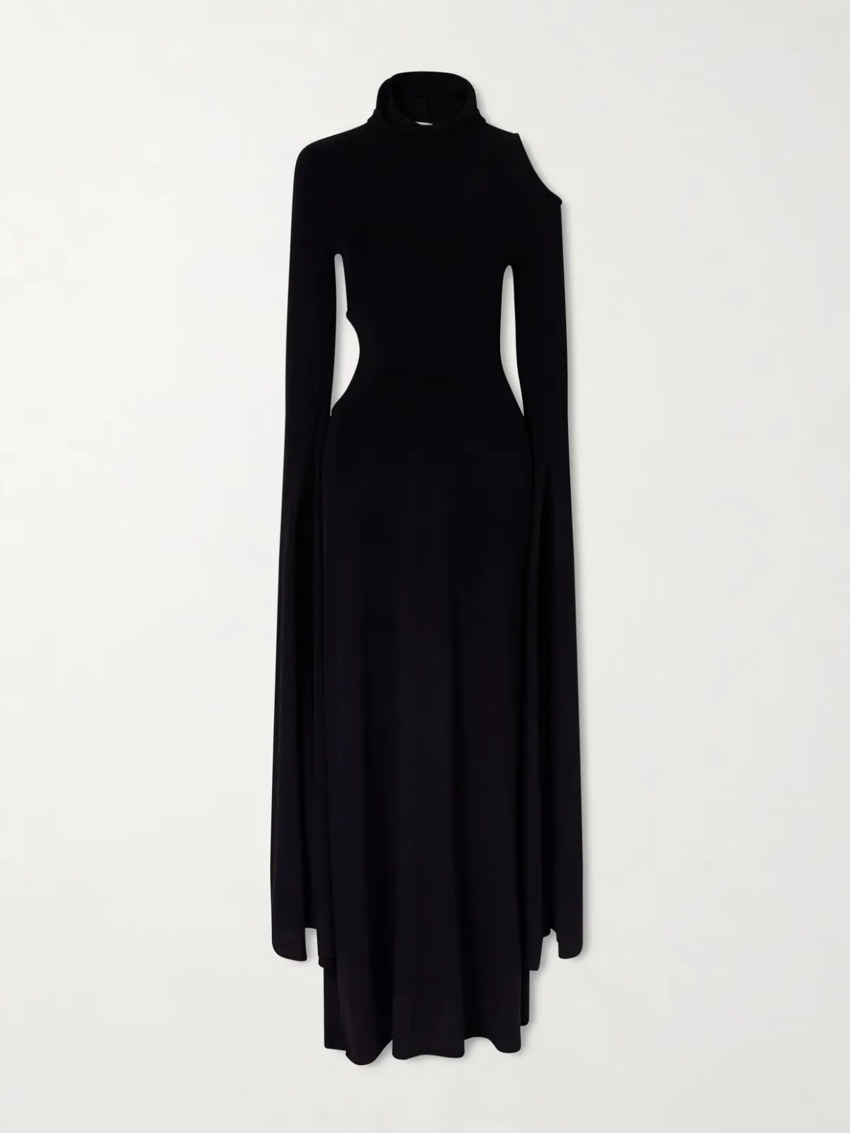 - Daya Hooded Cutout Silk Maxi Dress -