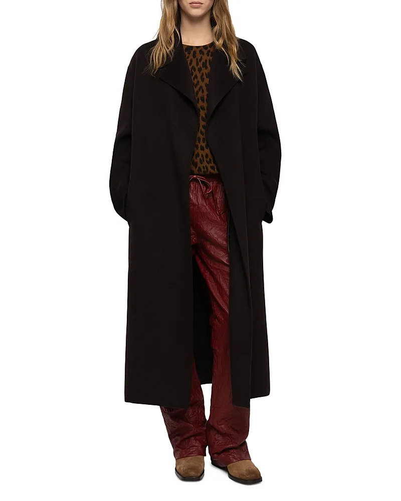 Meli Lainage Belted Jacket by Zadig & Voltaire