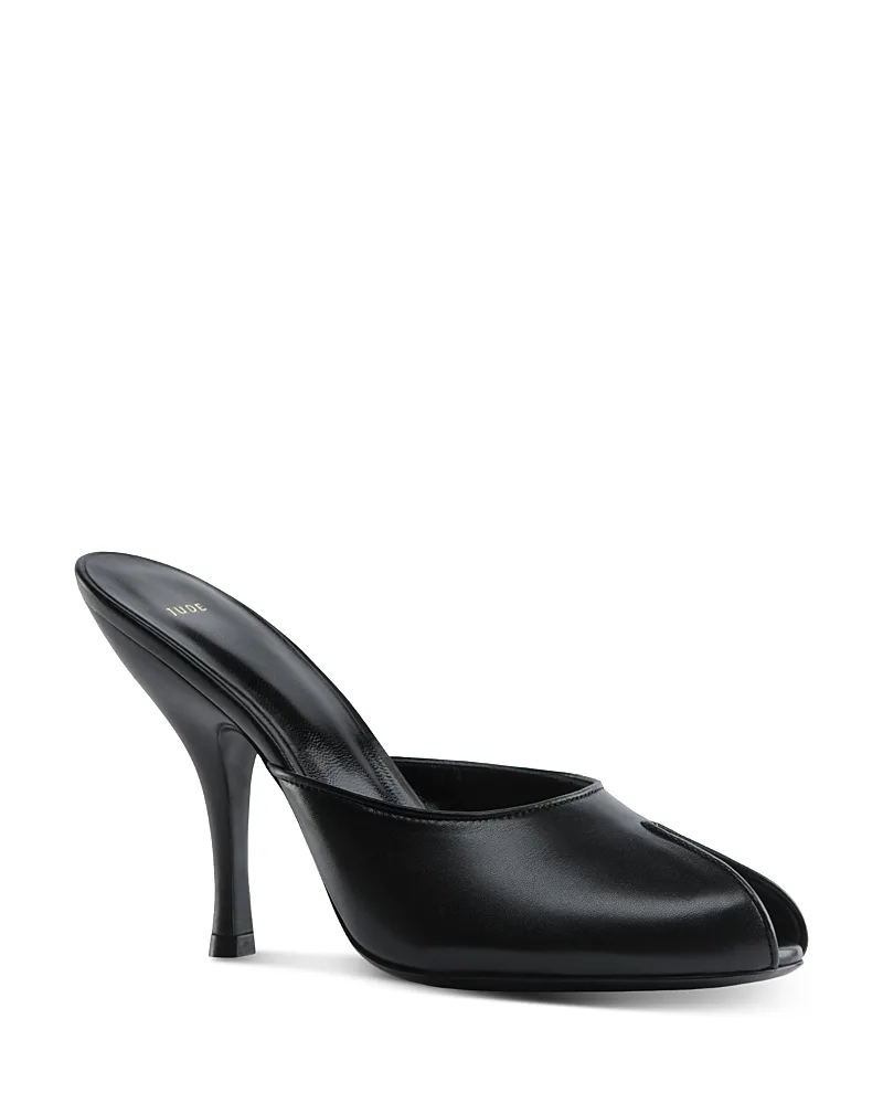 Date Peep Toe Mules by Jude