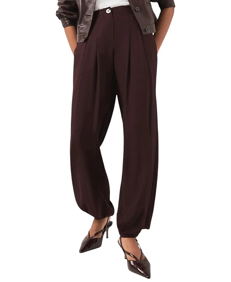 Balloon Leg Elasticated Trousers by Mint Velvet