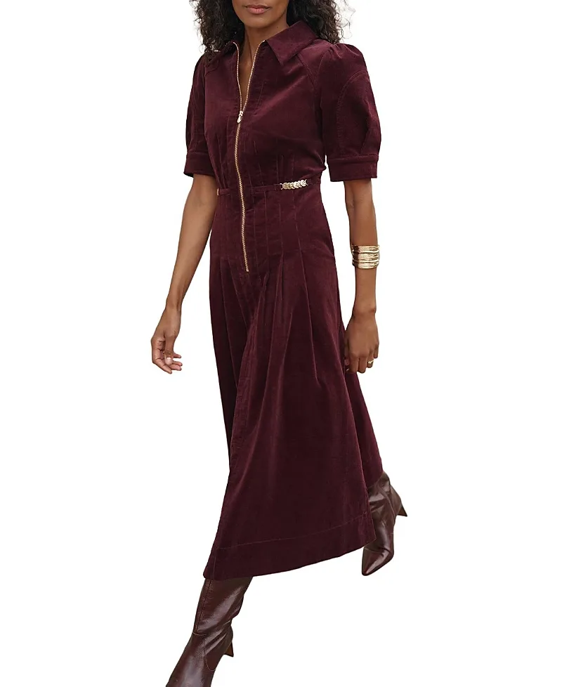 Corduroy Maxi Dress by Mint Velvet