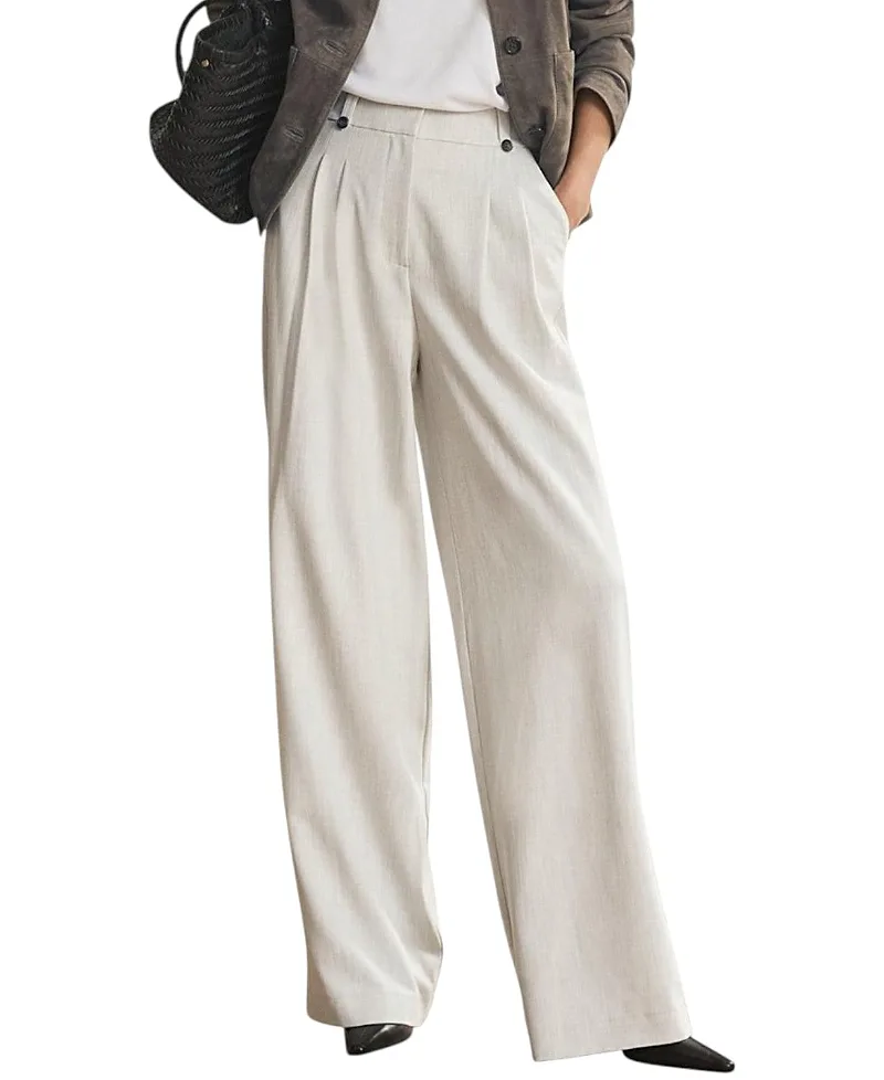 Tailored Wide Trousers by Mint Velvet
