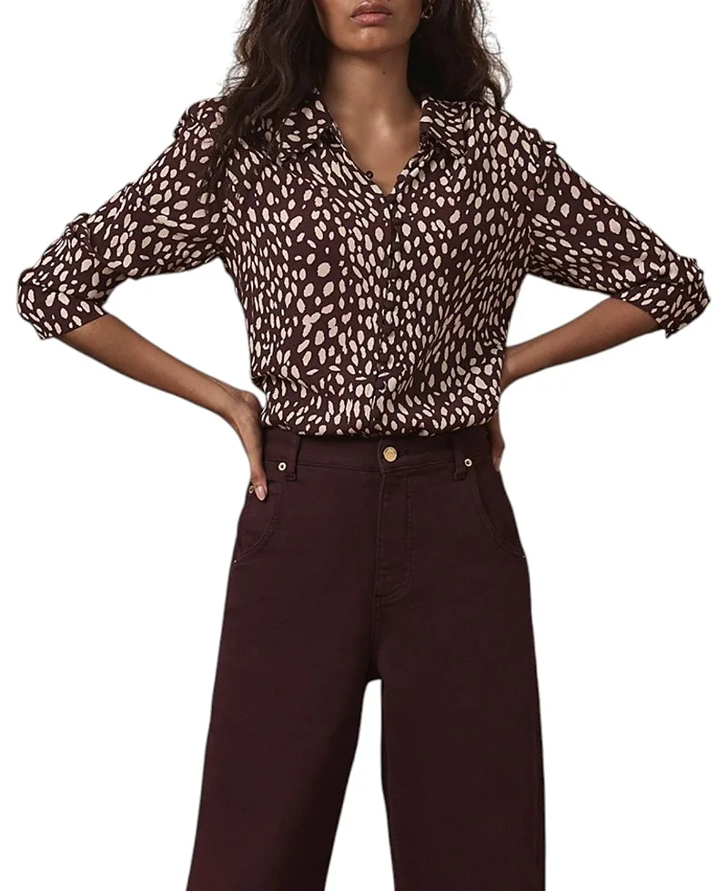 Animal Print Shirt by Mint Velvet
