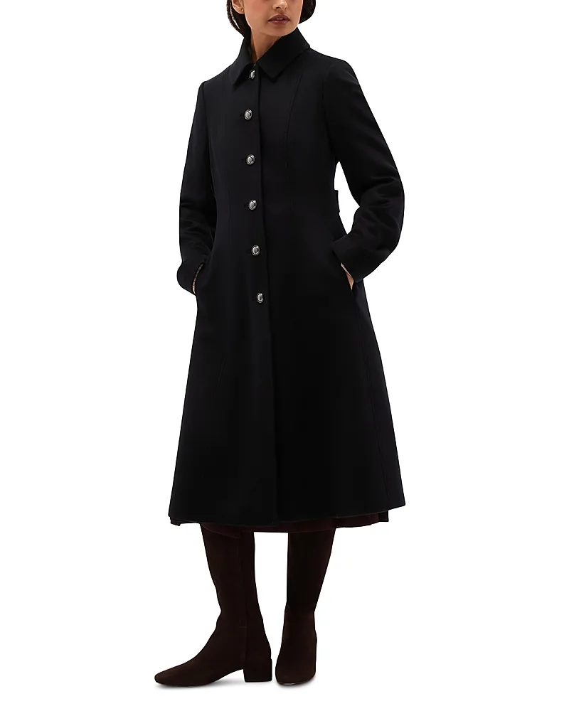 Iona Wool Collared Coat by Hobbs London