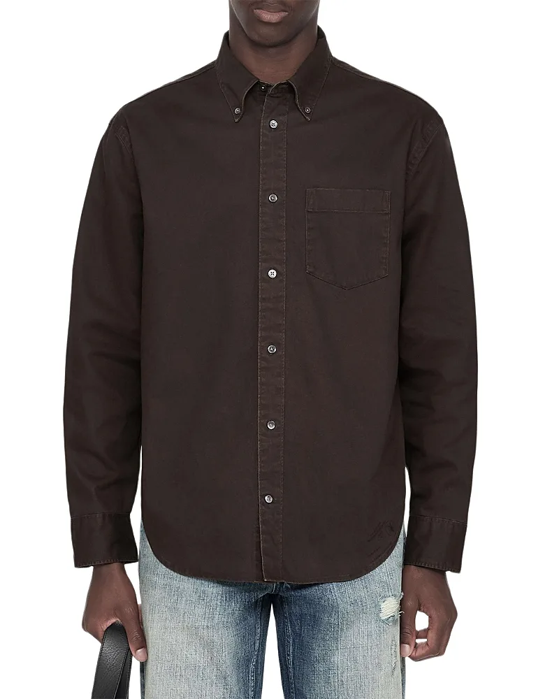 Stow Cotton Long Sleeve Shirt by AllSaints