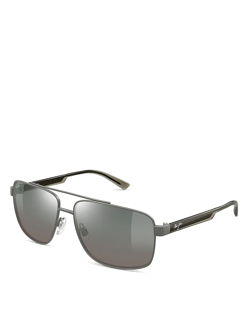 Halawa Square Sunglasses, 62mm by Maui Jim