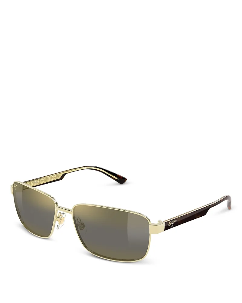 Paikini Rectangular Sunglasses, 61mm by Maui Jim
