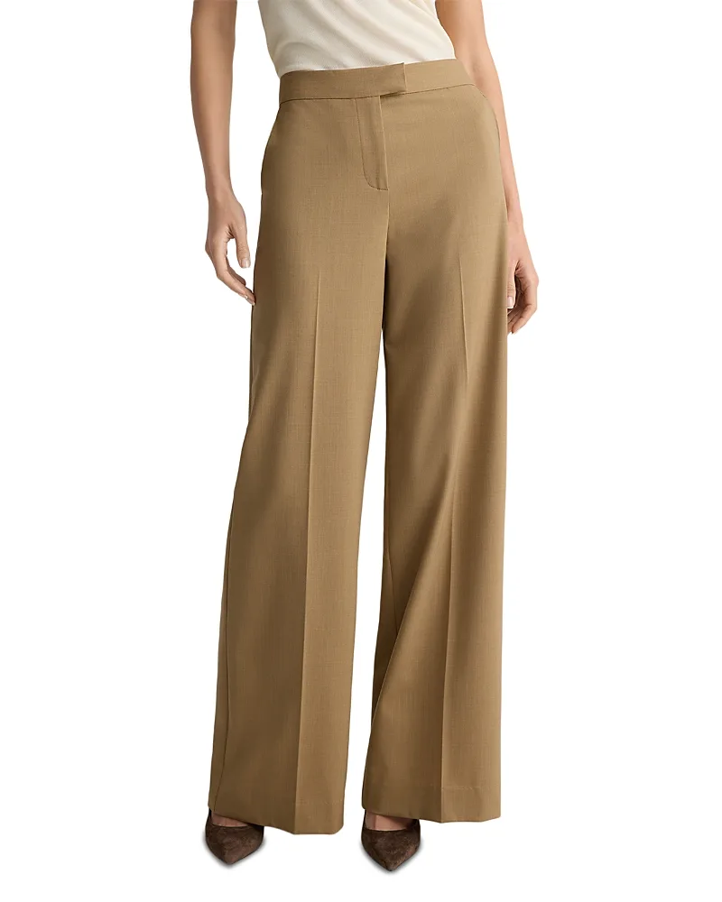 Wide Leg Trousers by St. John