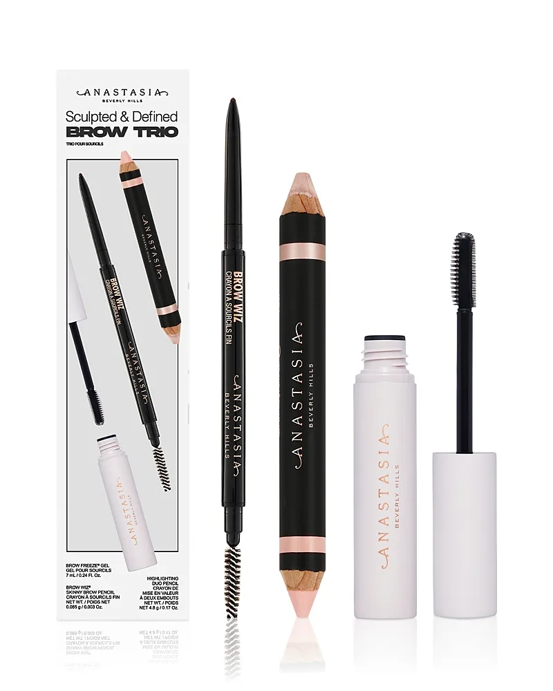 Sculpted & Defined Brow Trio Gift Set - Medium Brown by Anastasia Beverly Hills
