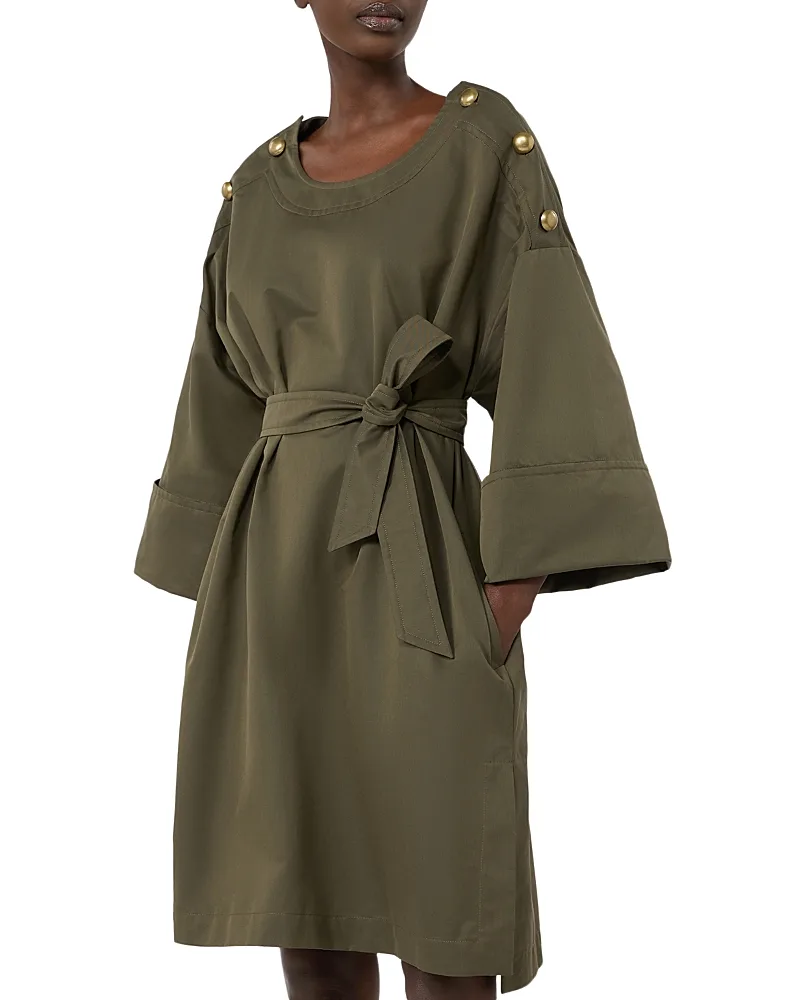 Mxmmelodia Belted Cotton Dress by Max Mara