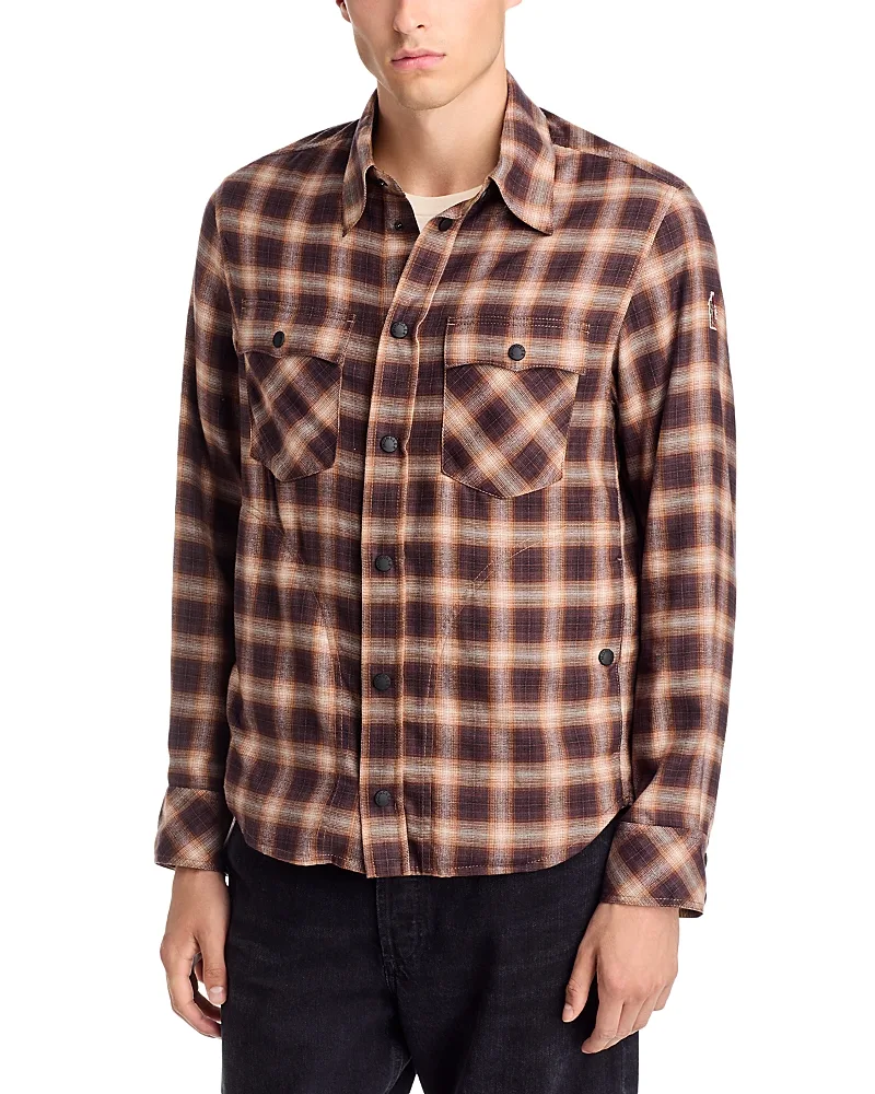 Grenoble Camicia Plaid Regular Fit Button Down Shirt by Moncler
