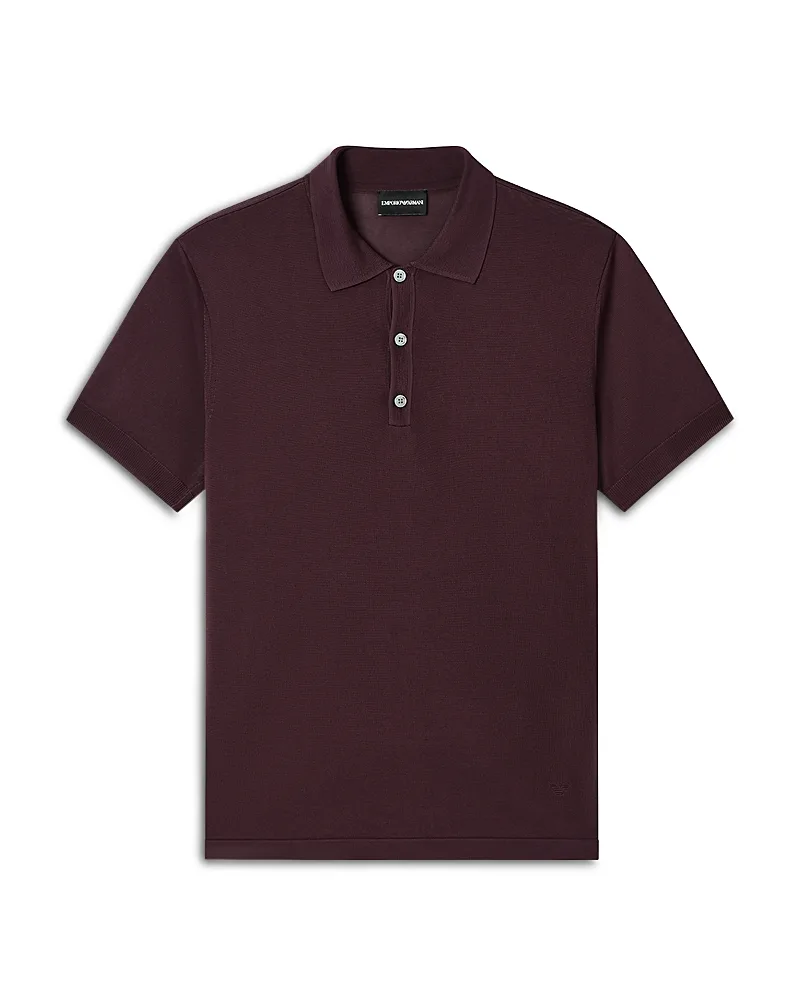 Emporio Armani Regular Fit Pullover Polo Sweater by Armani