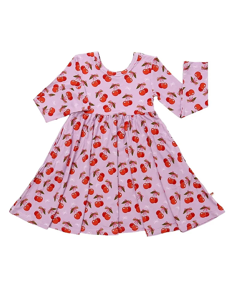 Long Sleeve Twirl Dress by Petite Hailey