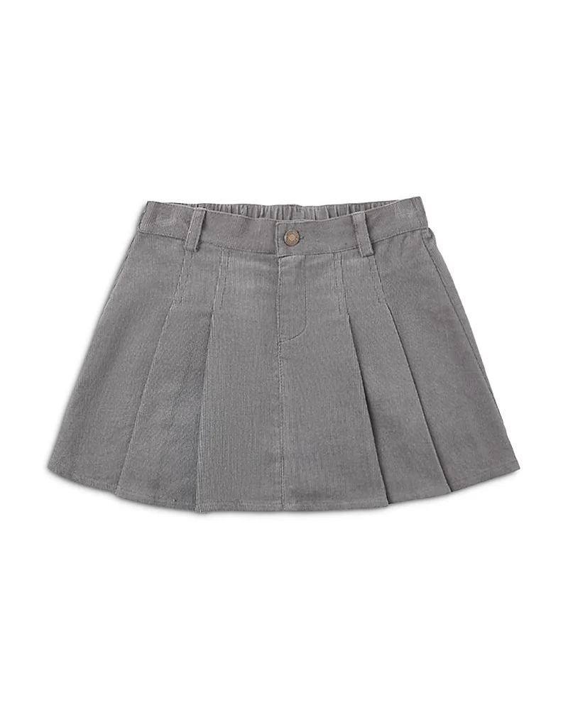 Pleated Cotton Corduroy Skirt by Rylee + Cru