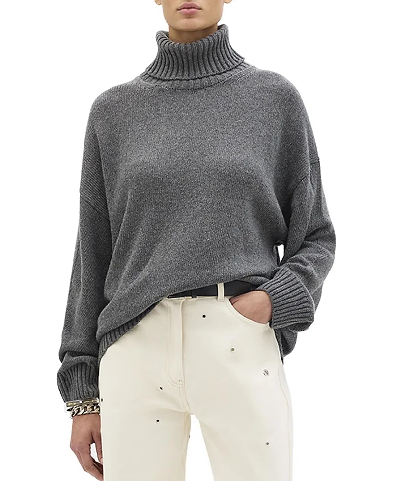 Oversized Luxe Turtleneck Sweater by Another Tomorrow