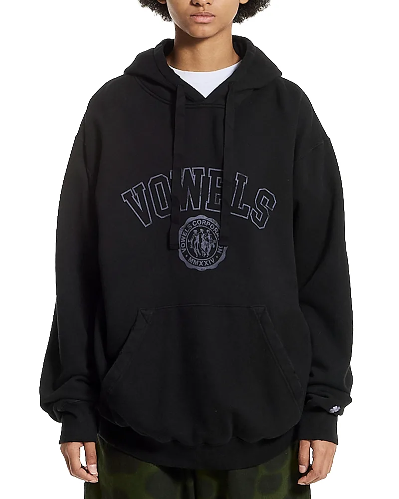 Faded Collegiate Hoodie by Vowels