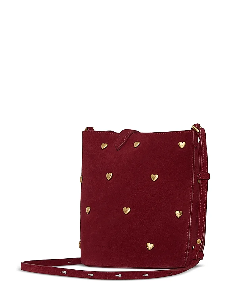 Heart Studded Suede Bucket Bag by Rebecca Minkoff