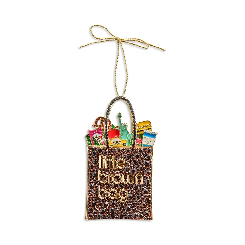 Little Brown Bag Hanging Ornament by BaubleBar