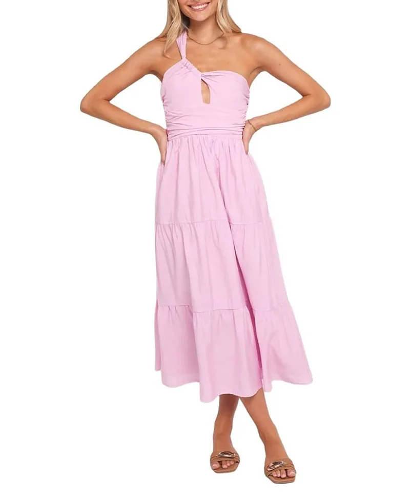Vinny One Shoulder Maxi Dress