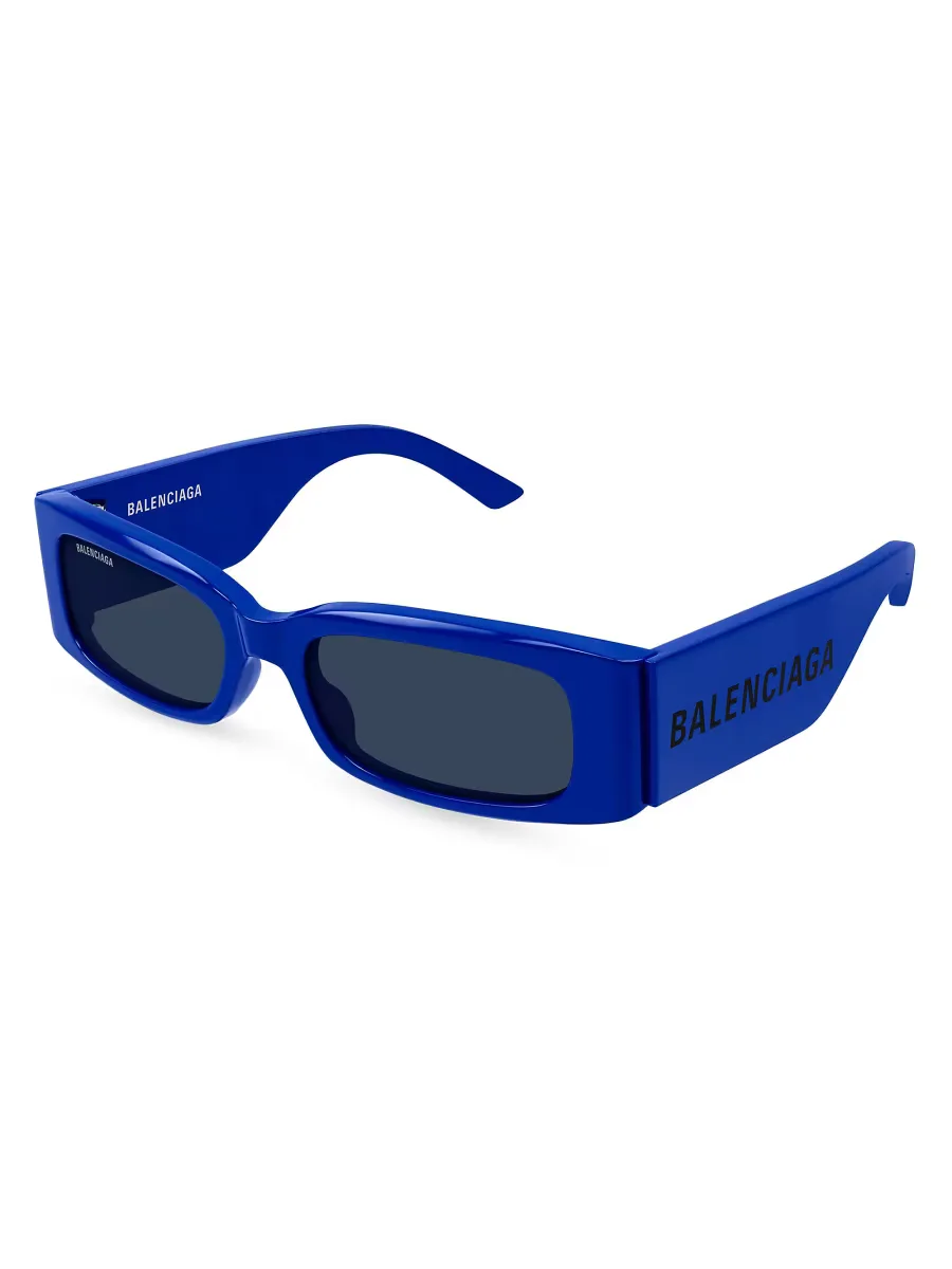 Balenciaga Max 56MM Rectangular Sunglasses by Balenciaga
