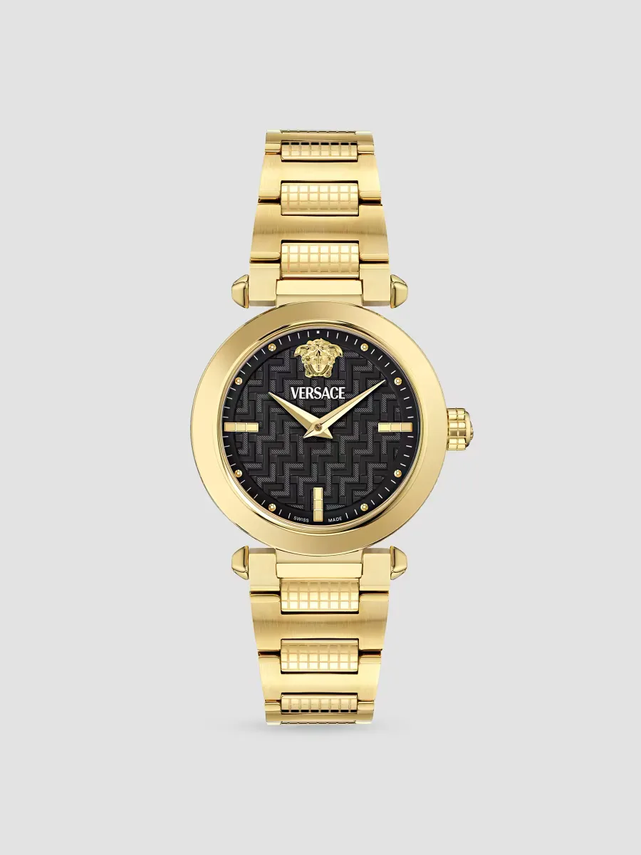 Goldtone Stainless Steel Bracelet Watch/35MM by Versace