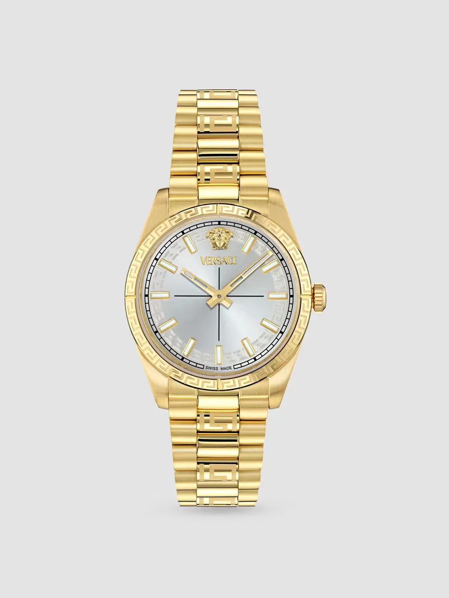 Millenyium Goldtone Stainless Steel Bracelet Watch/32MM by Versace