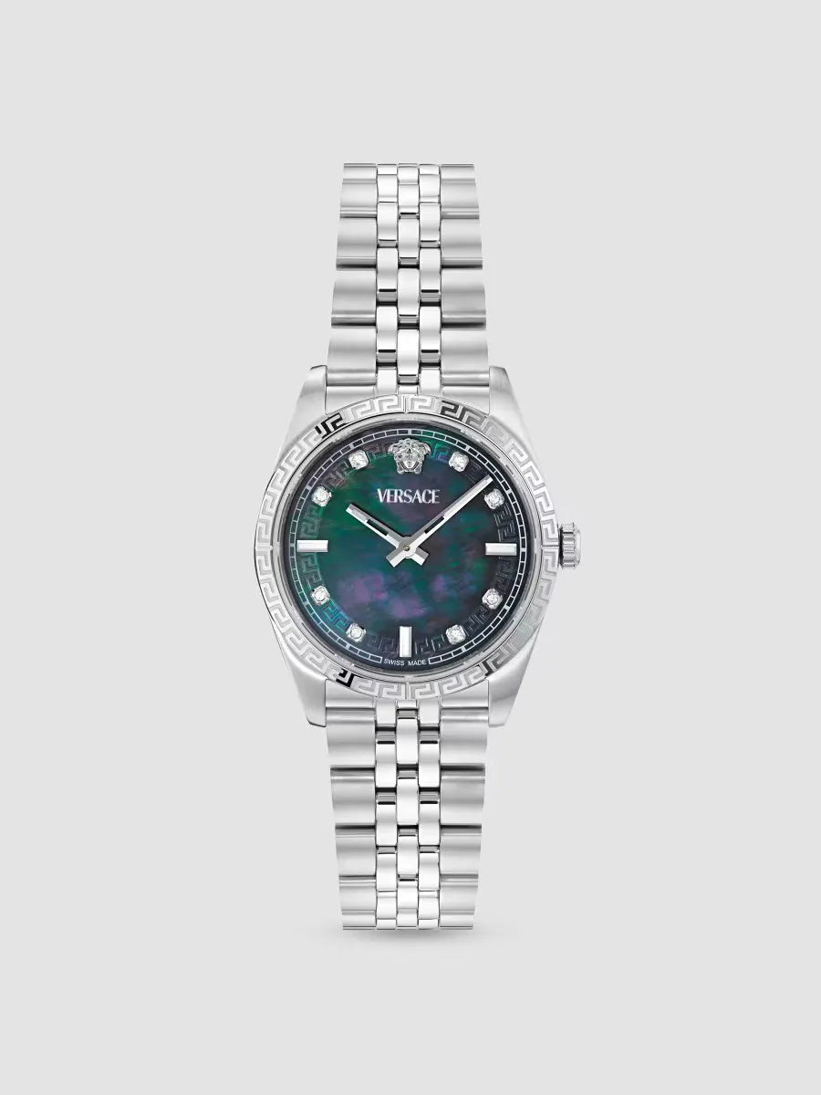 Millenyium Stainless Steel & 0.064 TCW Diamond Bracelet Watch/32MM by Versace