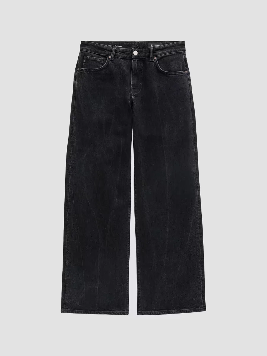 Adria Low-Rise Wide-Leg Jeans by AG