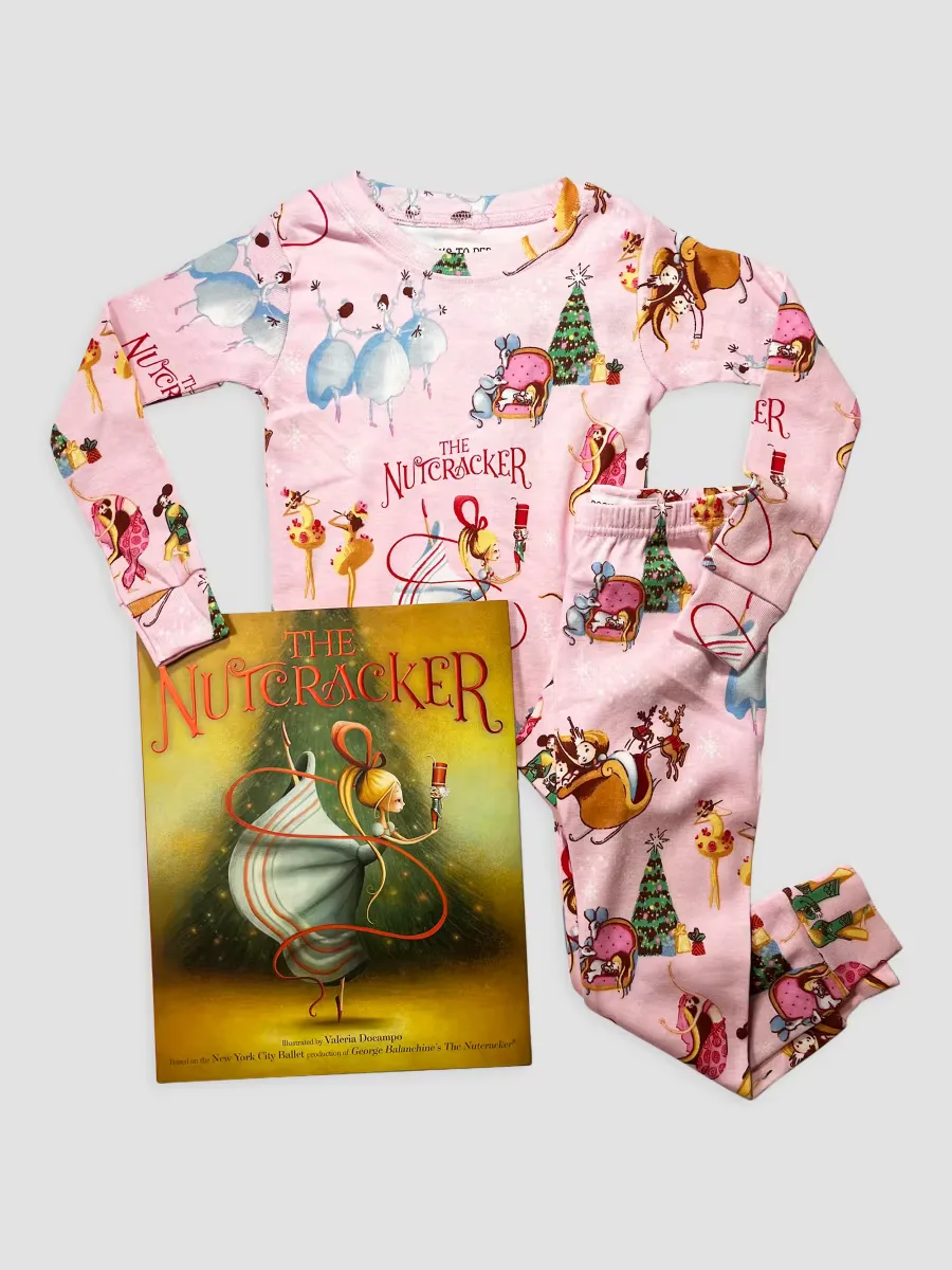 3-Piece Cotton Pajamas & Book Set by Books To Bed