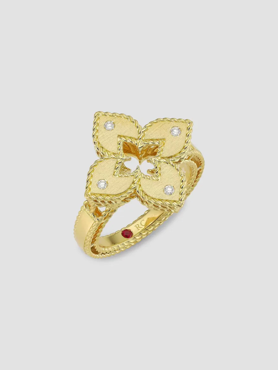 Venetian Princess 18K Yellow Gold & Diamond Ring by Roberto Coin