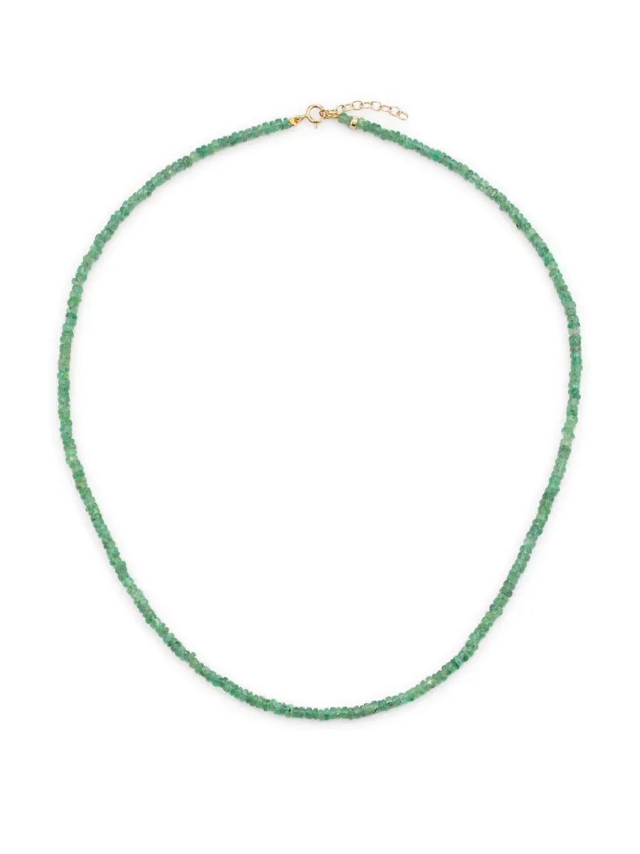 Birthstone 14K Yellow Gold & Gemstone Beaded Necklace by Jia Jia