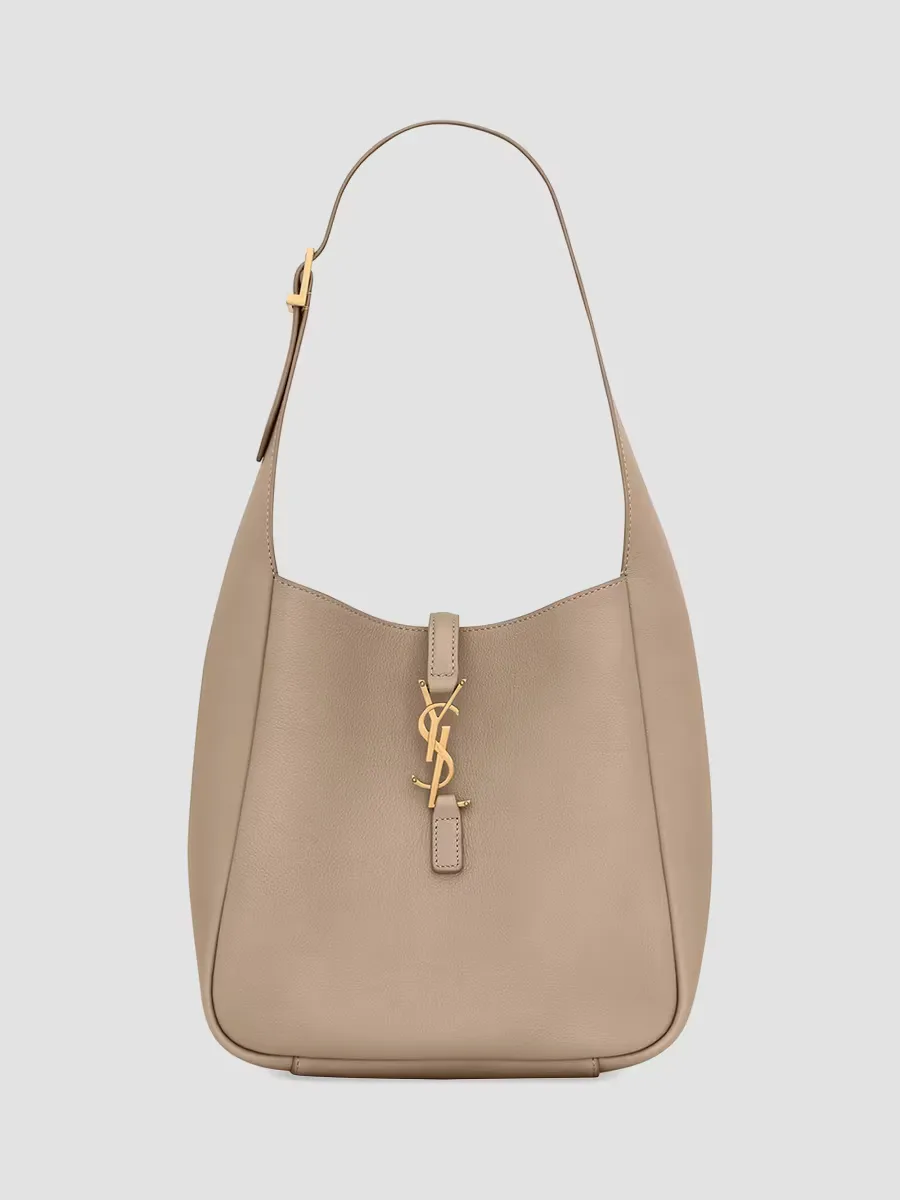 Le 5 à 7 Supple Small Shoulder Bag in Grained Leather by Saint Laurent