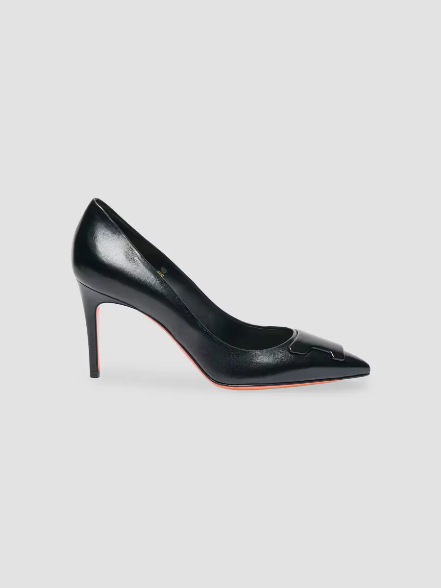 85MM Patent Leather Pumps by Santoni