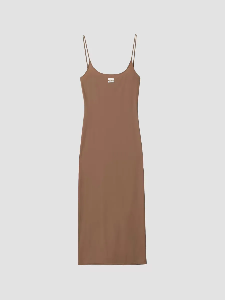 Stretch Jersey Dress by Miu Miu