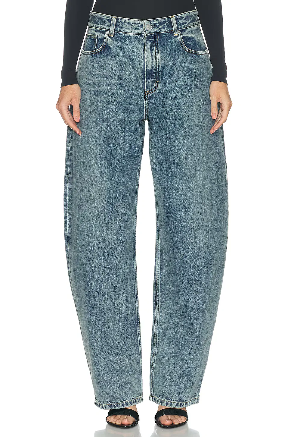 Round High Waisted Wide Leg by Alaa