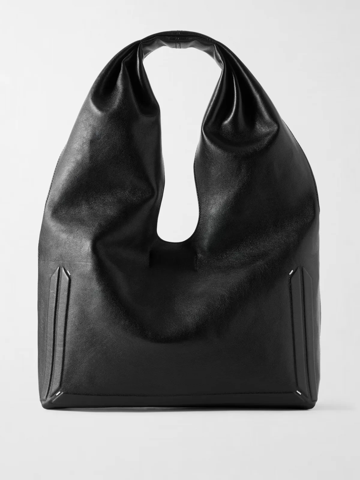 - Box Leather Shoulder Bag -